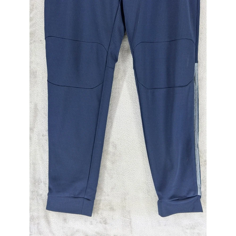 2(X)IST Mens‎ Navy Blue Textured Tapered Jogger Pants XL Drawstring Activewear